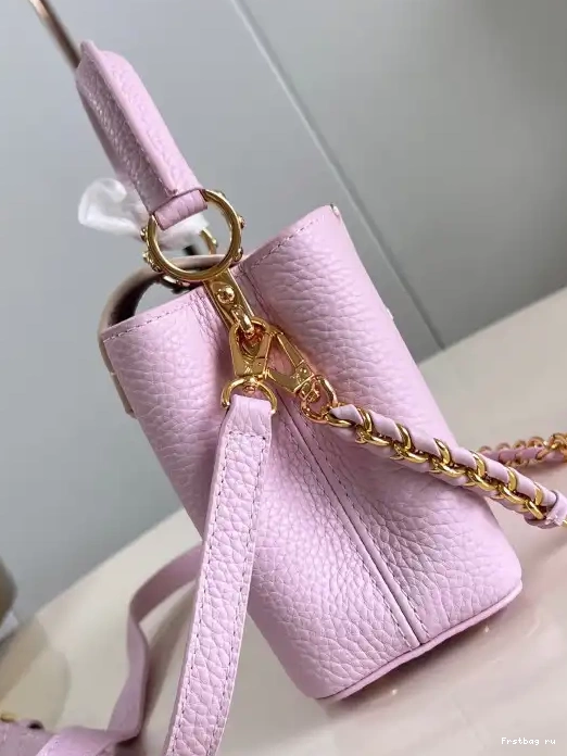 First bag ru MINI-21*14*8CM VUITTON CAPUCINES LOUIS 0314